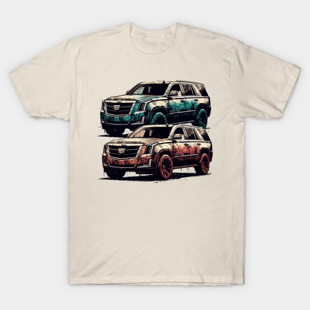 Cadillac Escalade T-Shirt by Vehicles-Art